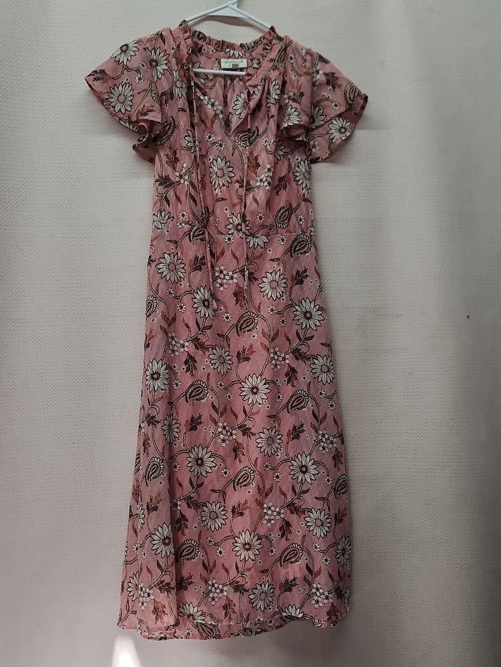 Studio B by Bobeau Pink Floral Sleep Dress